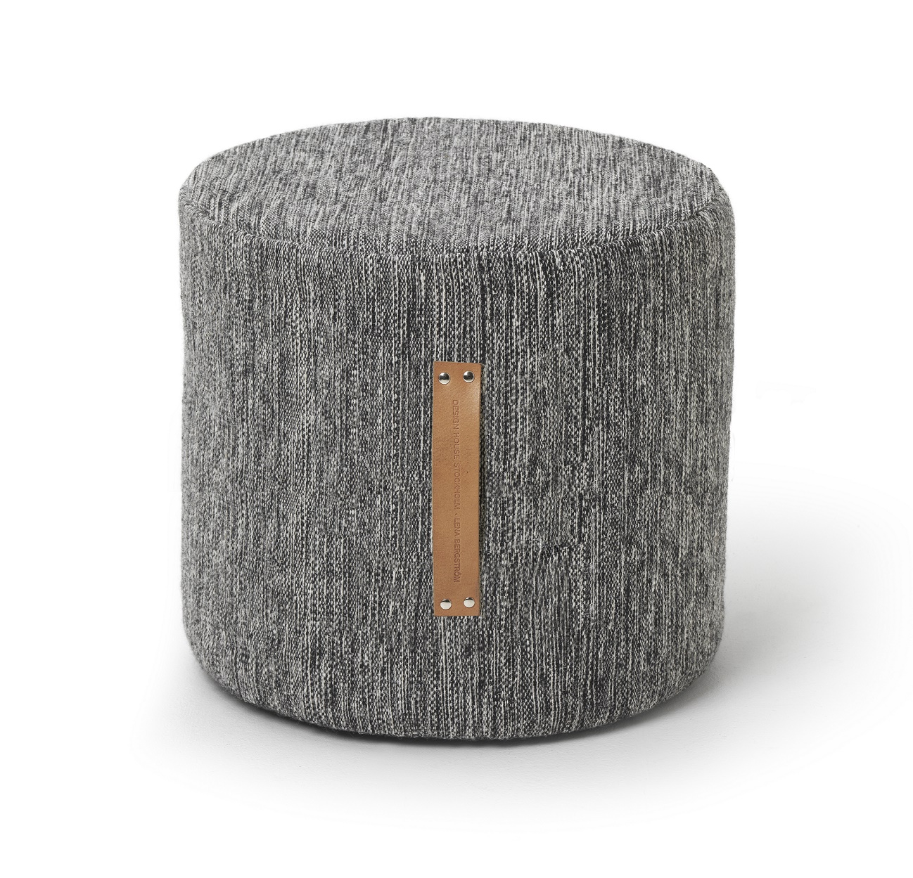Design House Stockholm pouf stool high Bjork dark grey