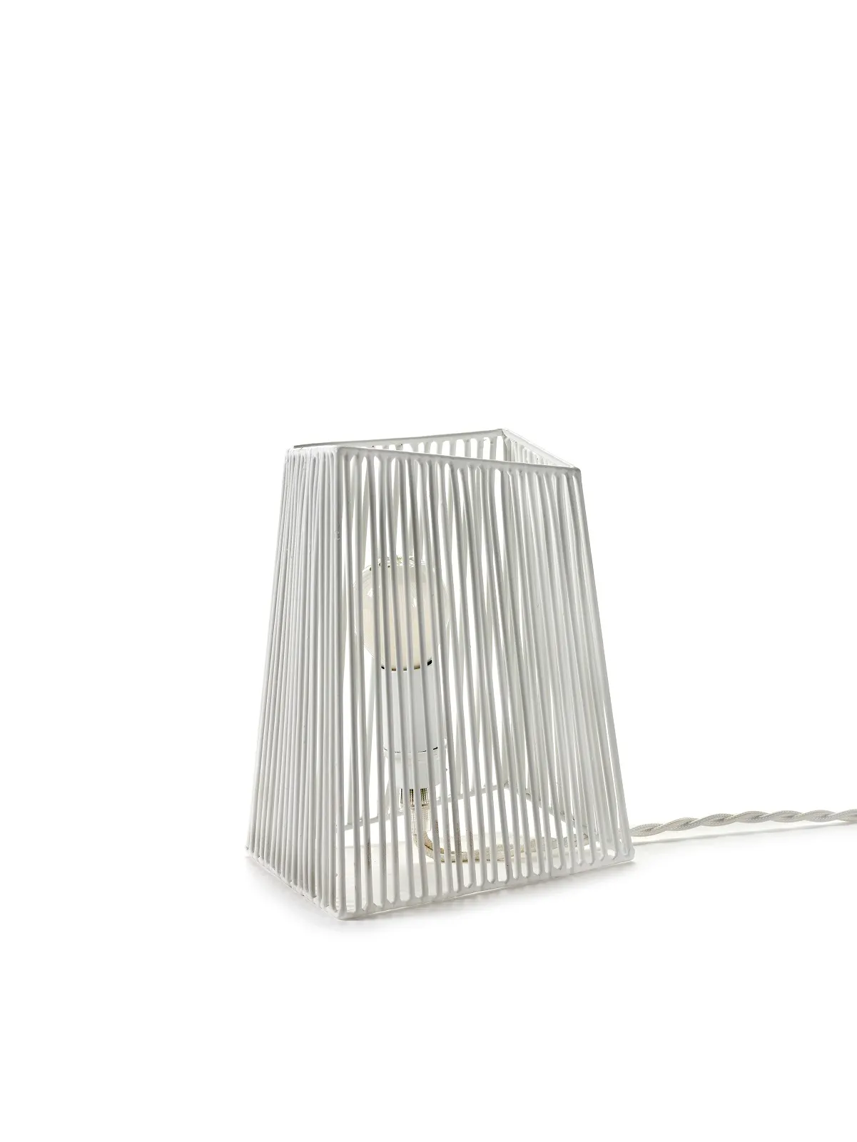 Wall/Table Lamp M Ombre White L 17 W 12.5 H 20CM by Antonino Sciortino