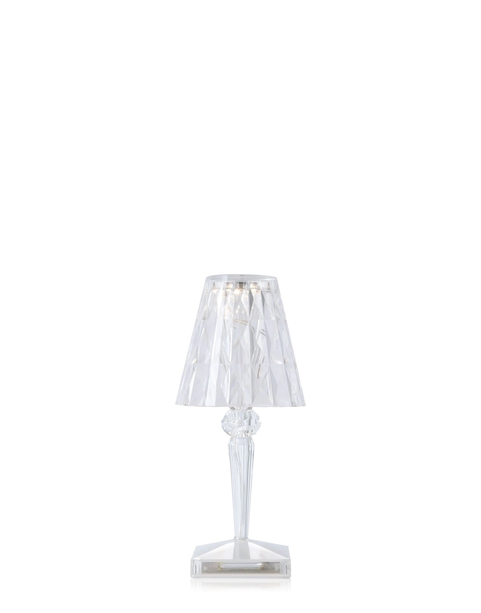 Kartell table lamp 9140 Battery crystal