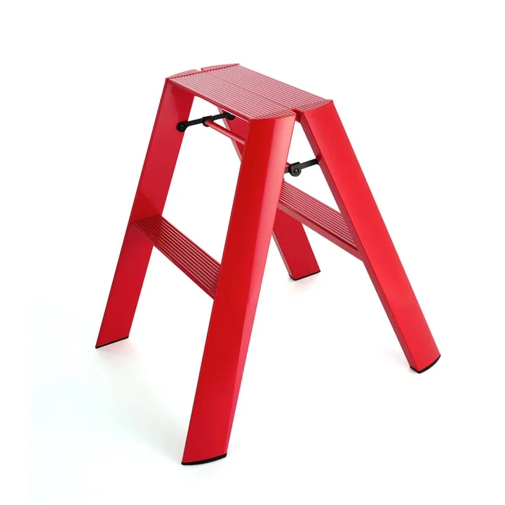 Step Ladder Metaphys Design Lucano 2 steps red