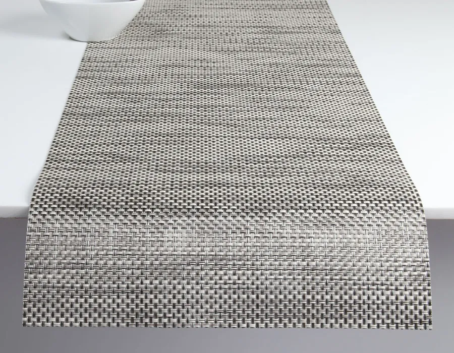 Runner Chilewich Basketweave Oyster 36 cm x 183 cm