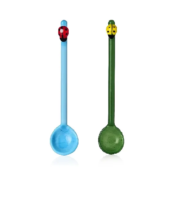 Set 2 Spoons Ichendorf Fruits and Flowers Ladybug 15 cm