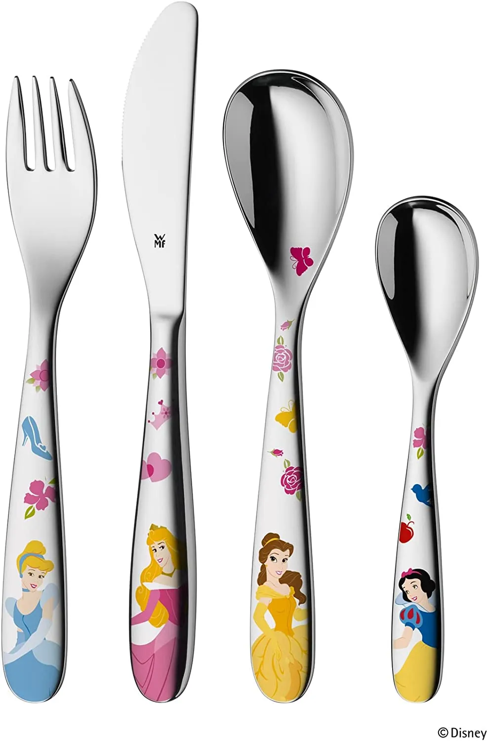 Set Posate Bimba WMF 4 pezzi Principesse DIsney