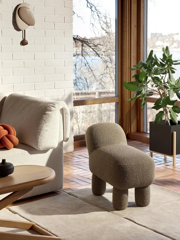 Lulu Pouf Design House Stockholm Brown