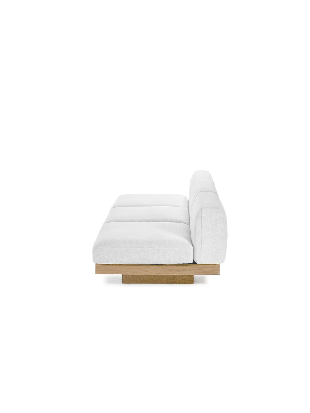 Bench Three Seater White Outdoor Rudolph Serax L 279 W 112 H 72CM Rudolph by Vincent Van Duysen