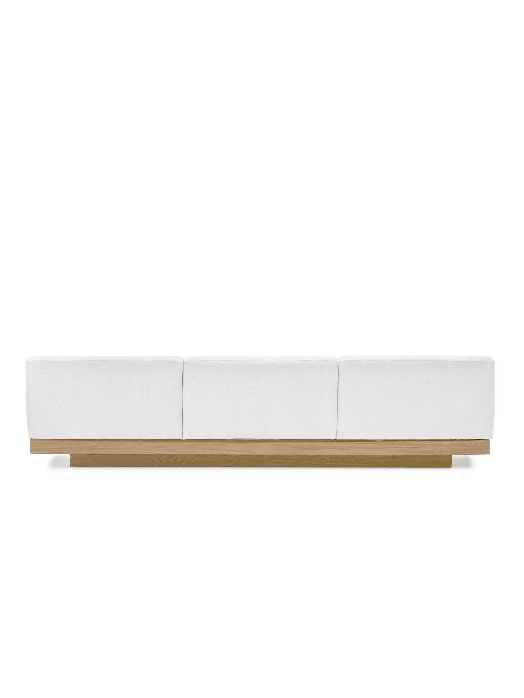 Bench Three Seater White Outdoor Rudolph Serax L 279 W 112 H 72CM Rudolph by Vincent Van Duysen