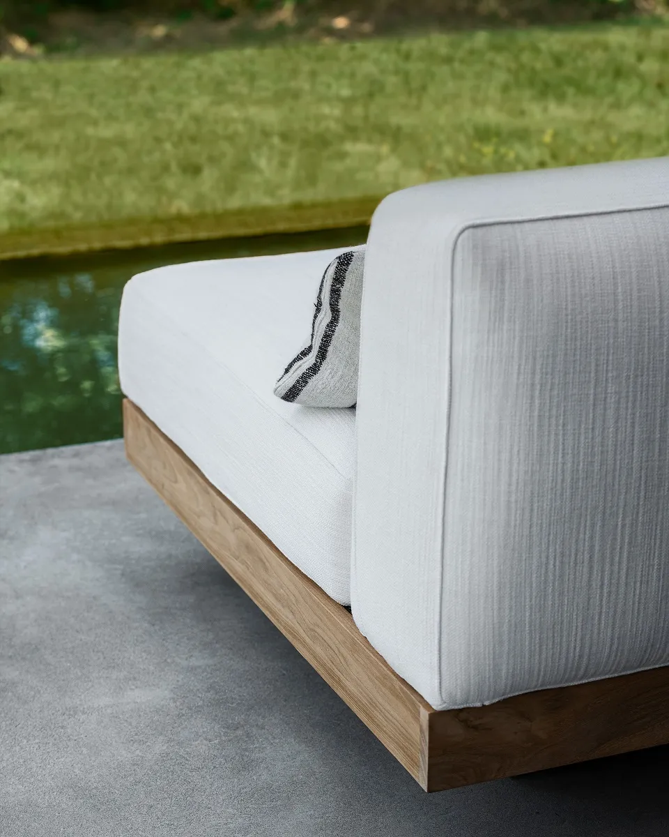 Bench Three Seater White Outdoor Rudolph Serax L 279 W 112 H 72CM Rudolph by Vincent Van Duysen