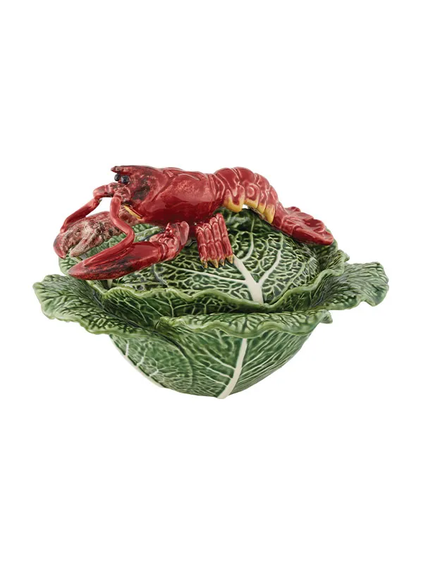Tureen Cabbage with Lobsters Bordallo Pinheiro