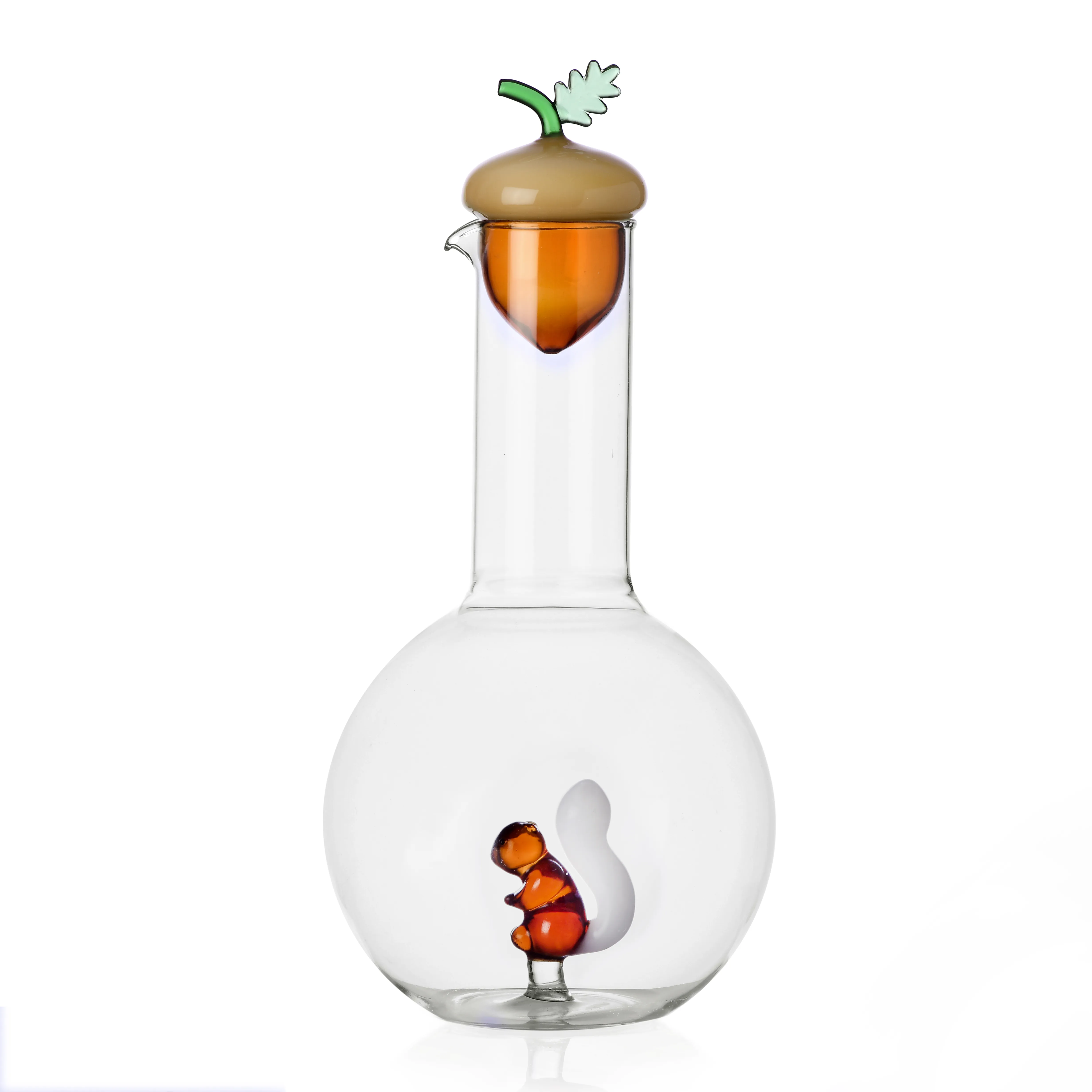 Squirrel-acorn Bottle Ichendorf Borosilicate Collection Acorns