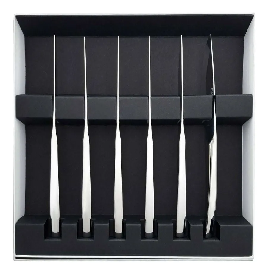 XY MIROIR Set of 6 steak knives