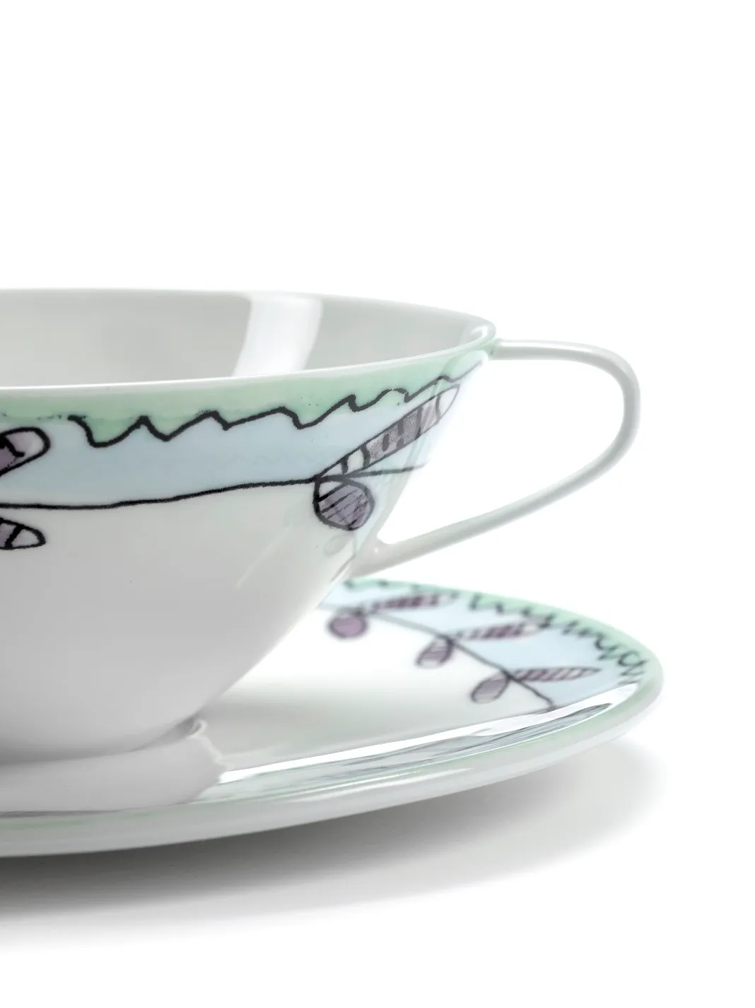 Tea Cup with Saucer Blossom Milk Mf Marni by Serax