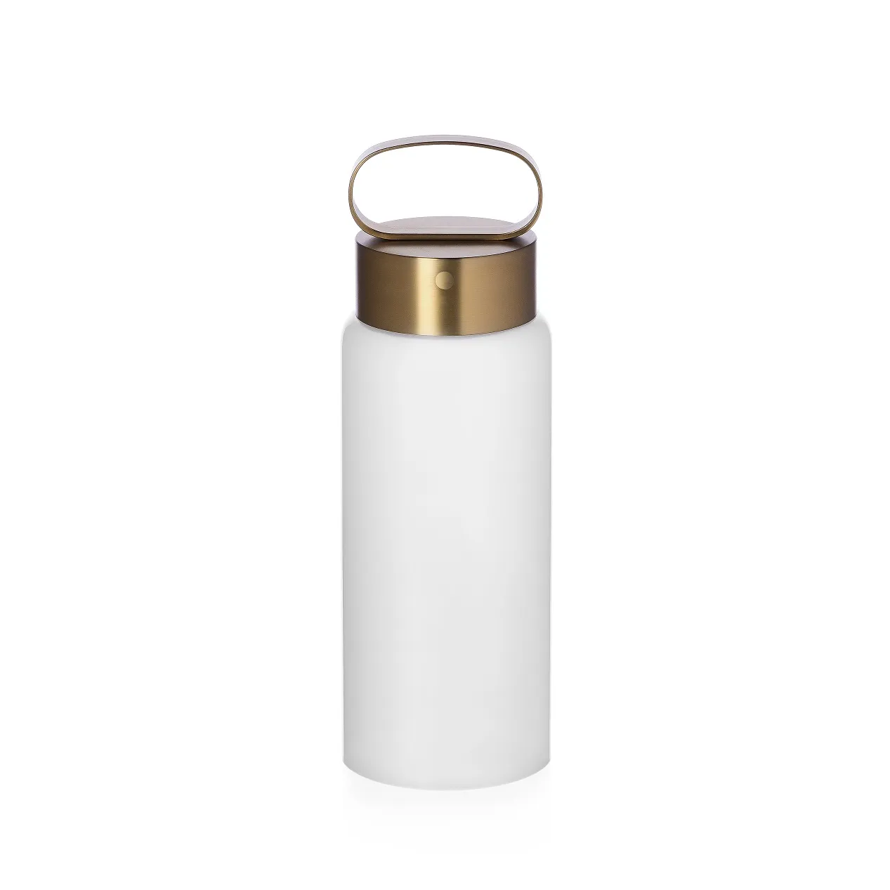 Lampada Portatile Led Ichendorf Andon White Frosted Glass Brass Alluminium