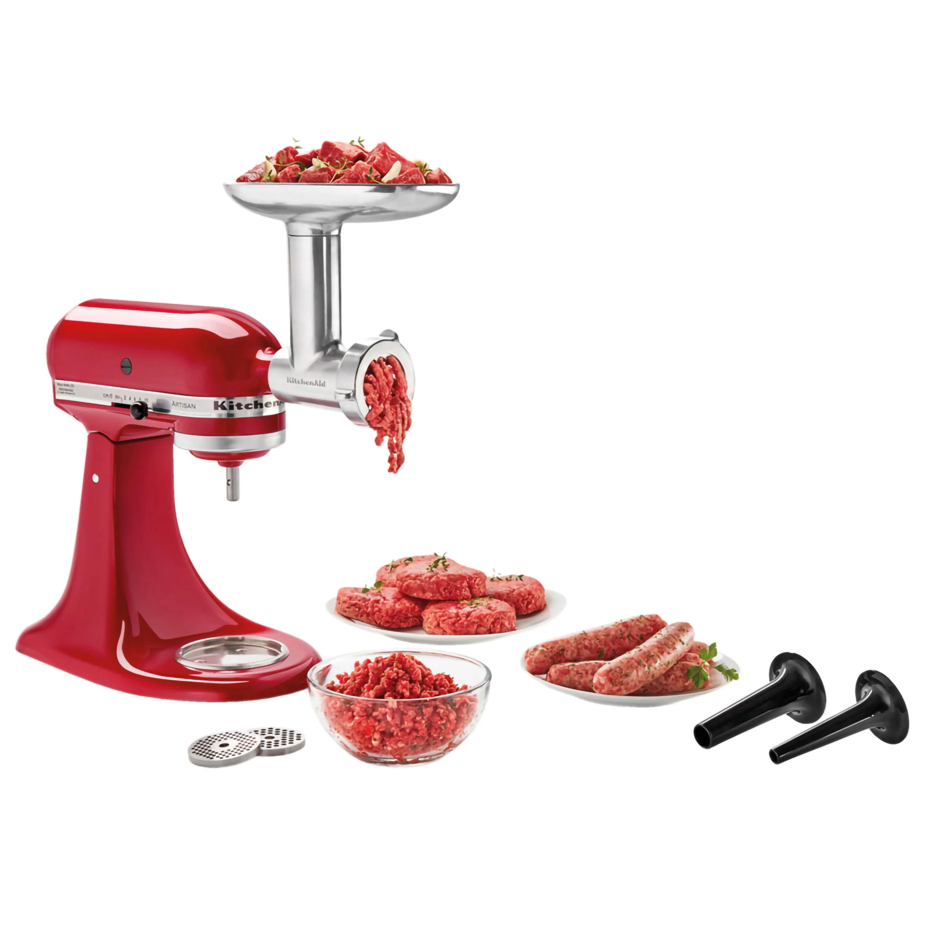 kitchenaid Meat Grinder and Sausage Stuffer Set for Stand Mixer