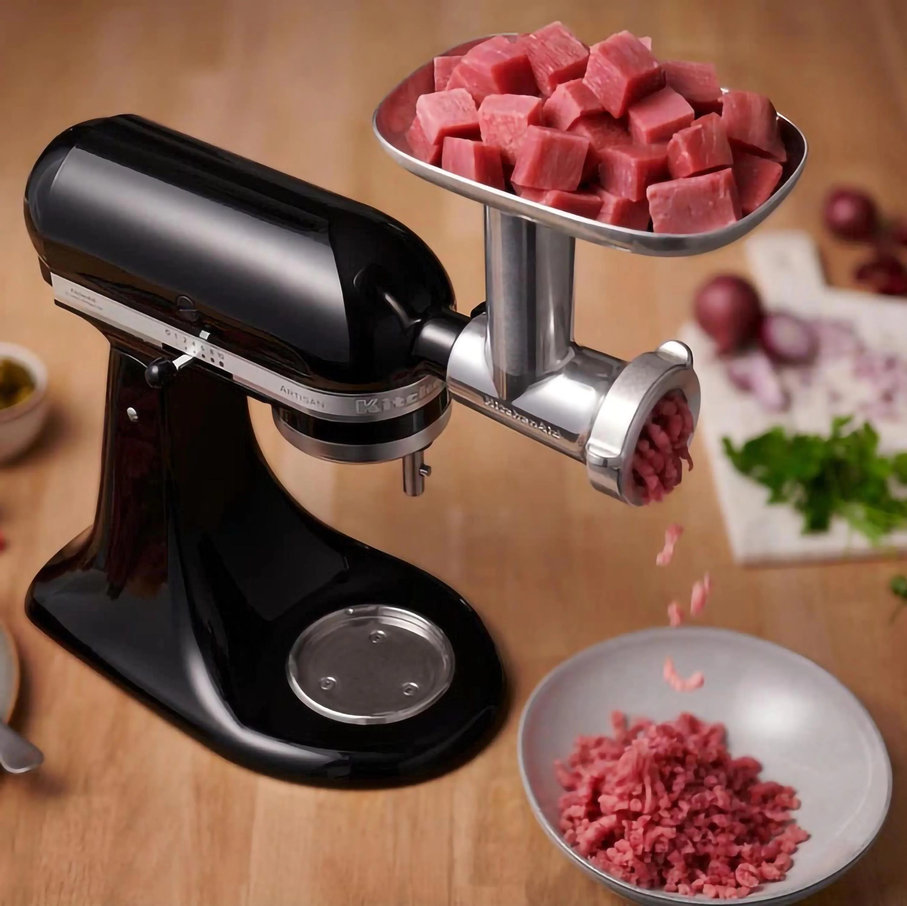 kitchenaid Meat Grinder and Sausage Stuffer Set for Stand Mixer