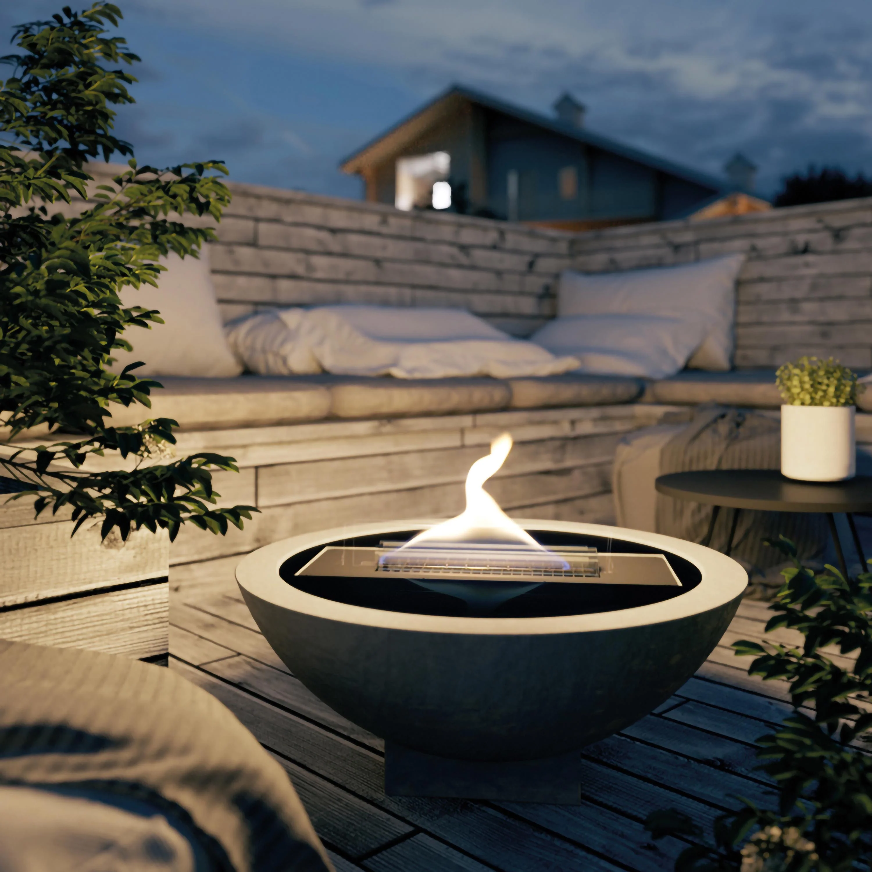 Tenderflame Iris Concrete Brazier