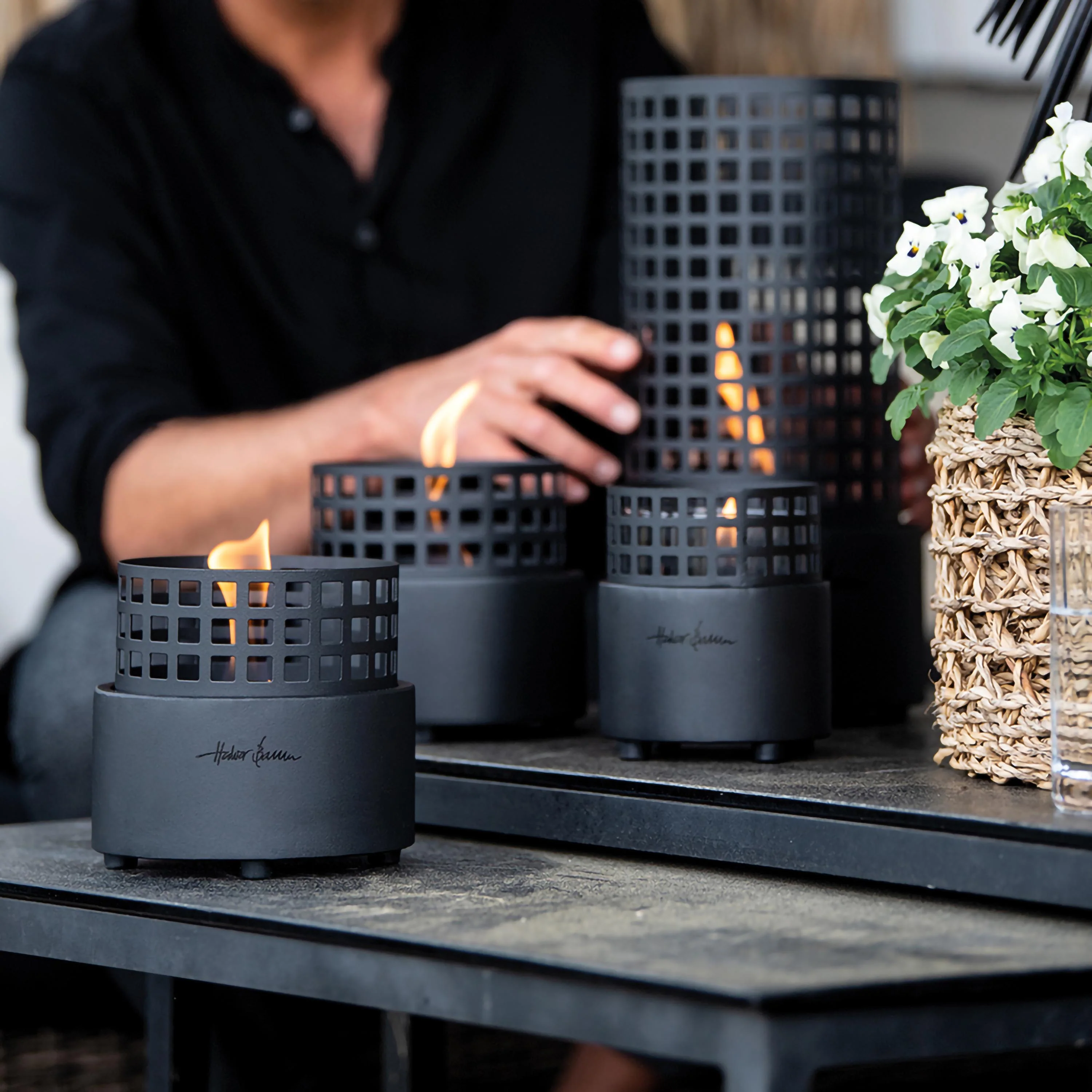 Tenderflame Candle Paarl Black